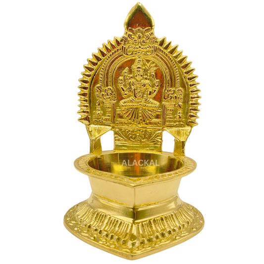 BRASS KAMAKSHI AMMAN LAMP