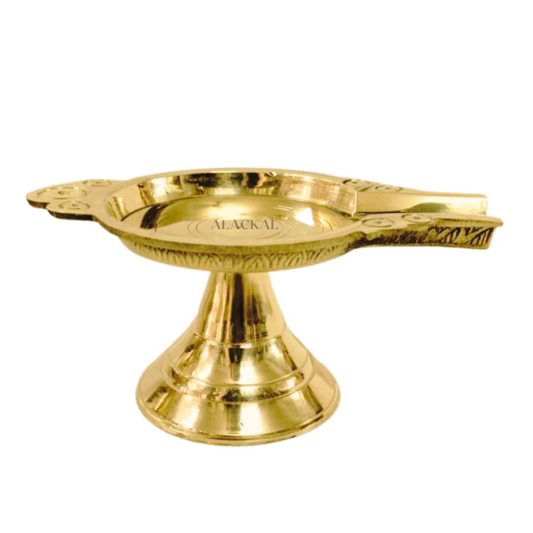 BRASS ABHISHAKA STAND | ABHISHAKA PATHRA