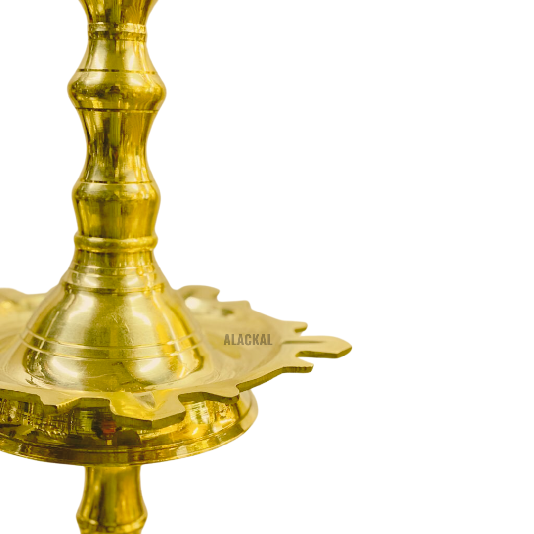 BRASS ANNAPAKSHI VILAKKU - PEACOCK HEADED OIL LAMP