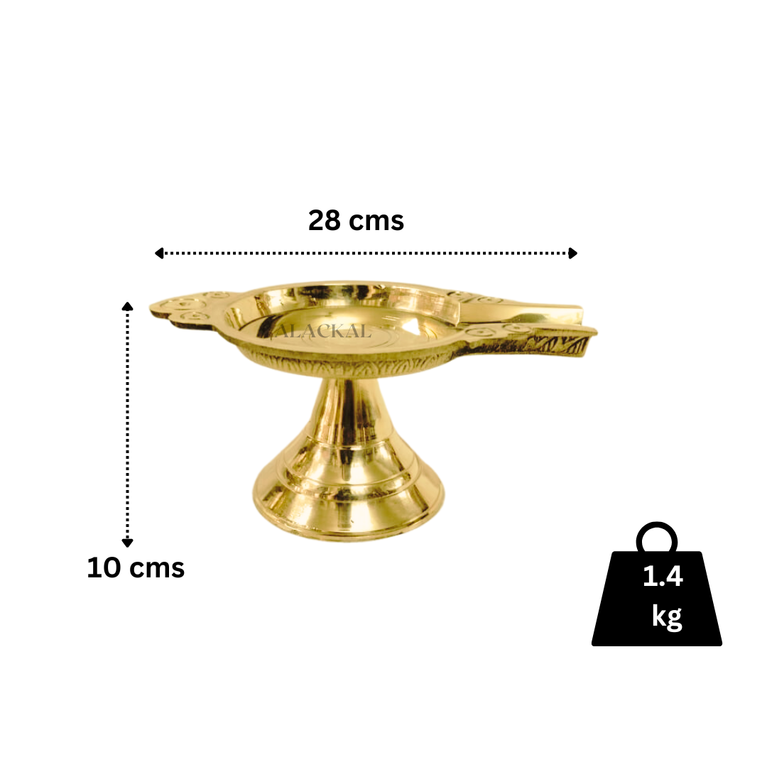 BRASS ABHISHAKA STAND | ABHISHAKA PATHRA