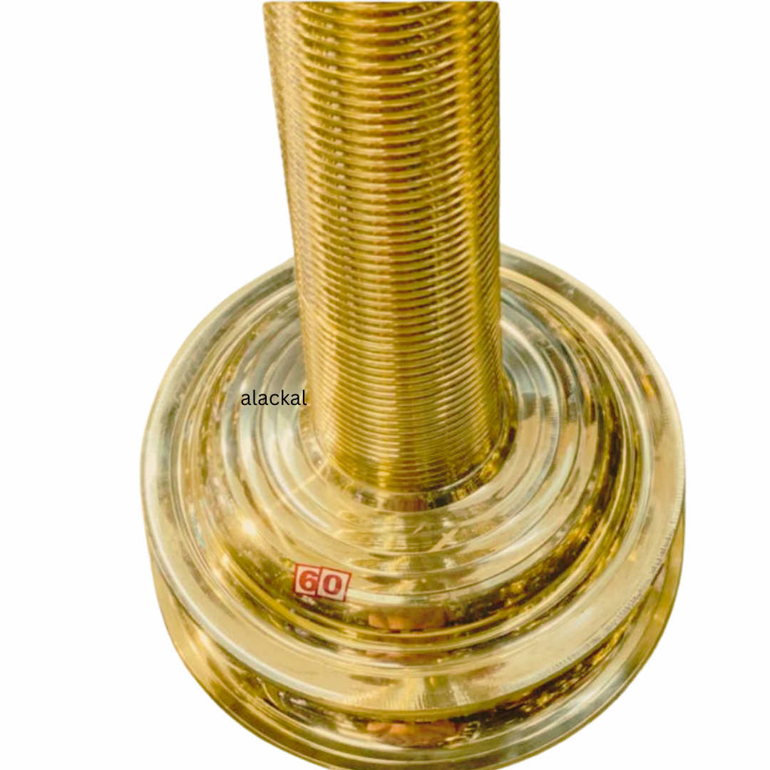 HANDCRAFTED NILAVILAKKU | KERALA BRASS OIL LAMP | AKP LAMP