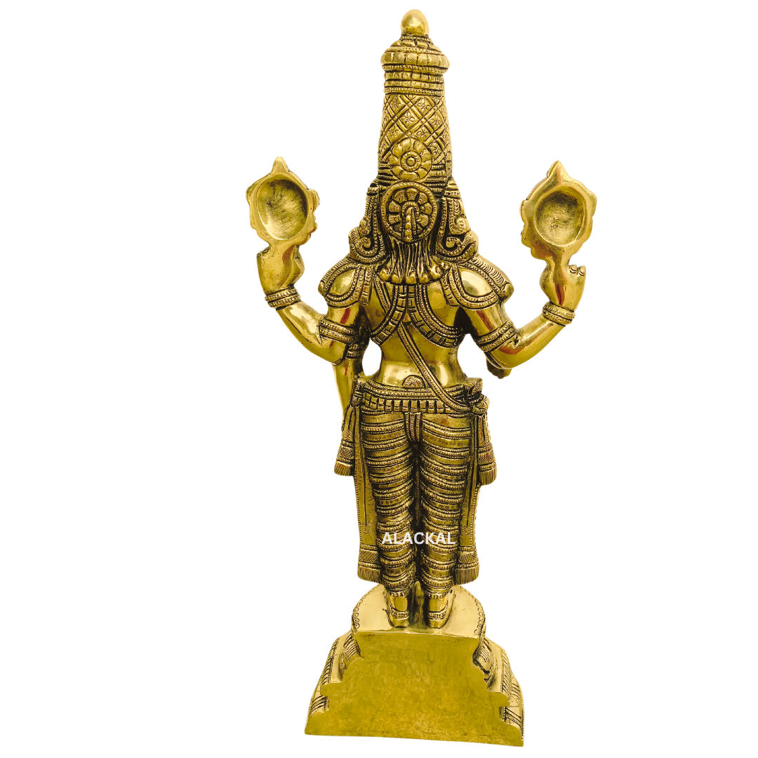 BRASS TIRUPATHI BALAJI IDOL | VENKATESWARA | PERUMAL SILAI