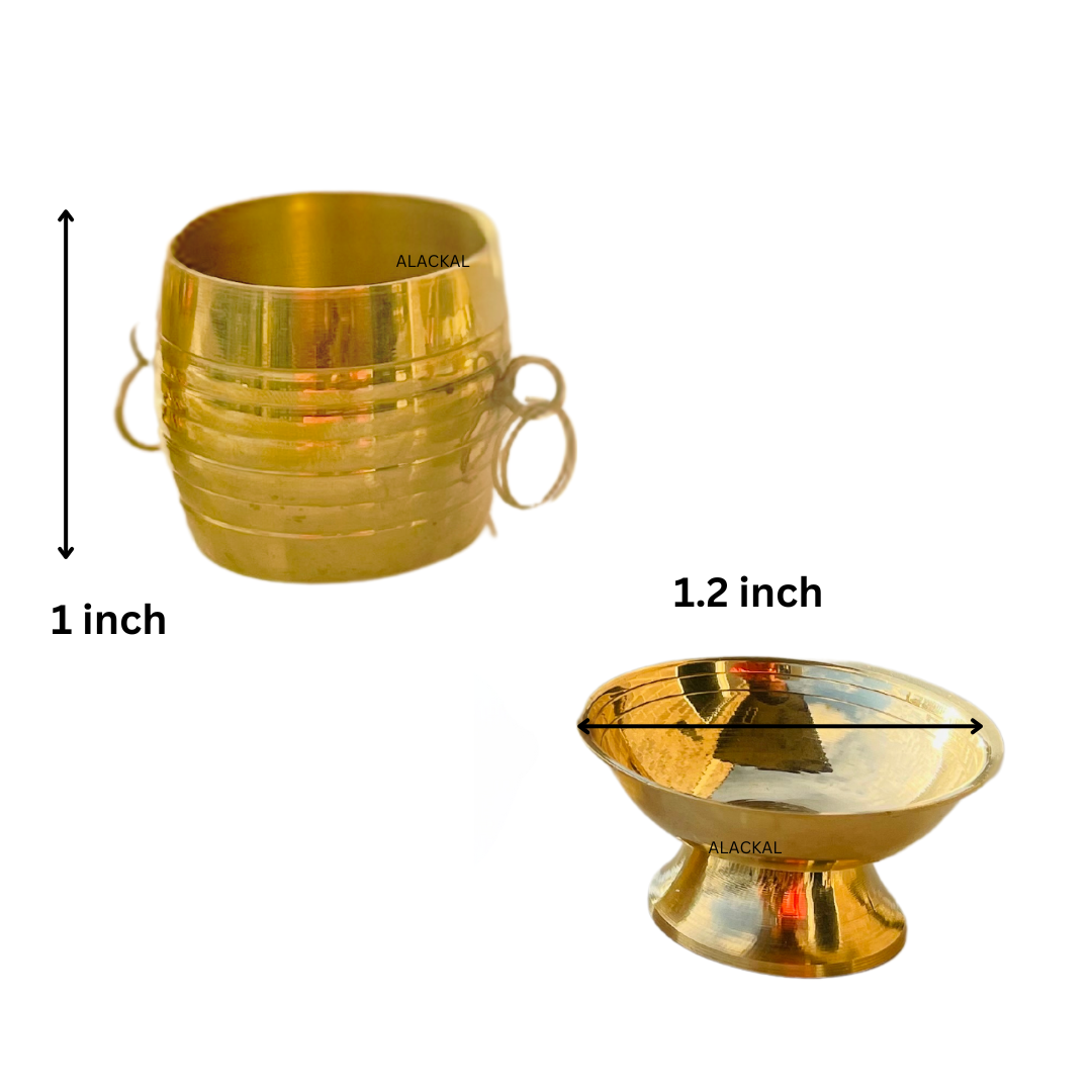 BRASS SMALL PARA AND SANDAL BOWL