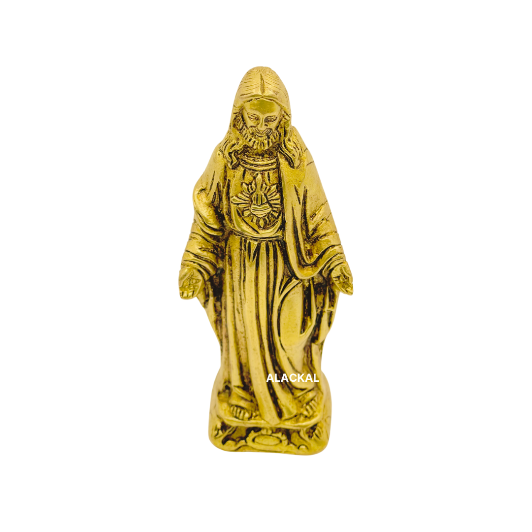 BRASS JESUS STATUE FOR HOME