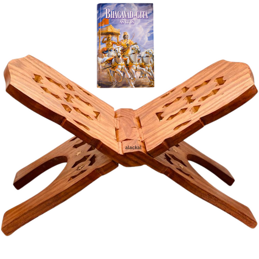 WOODEN HOLY BOOK STAND