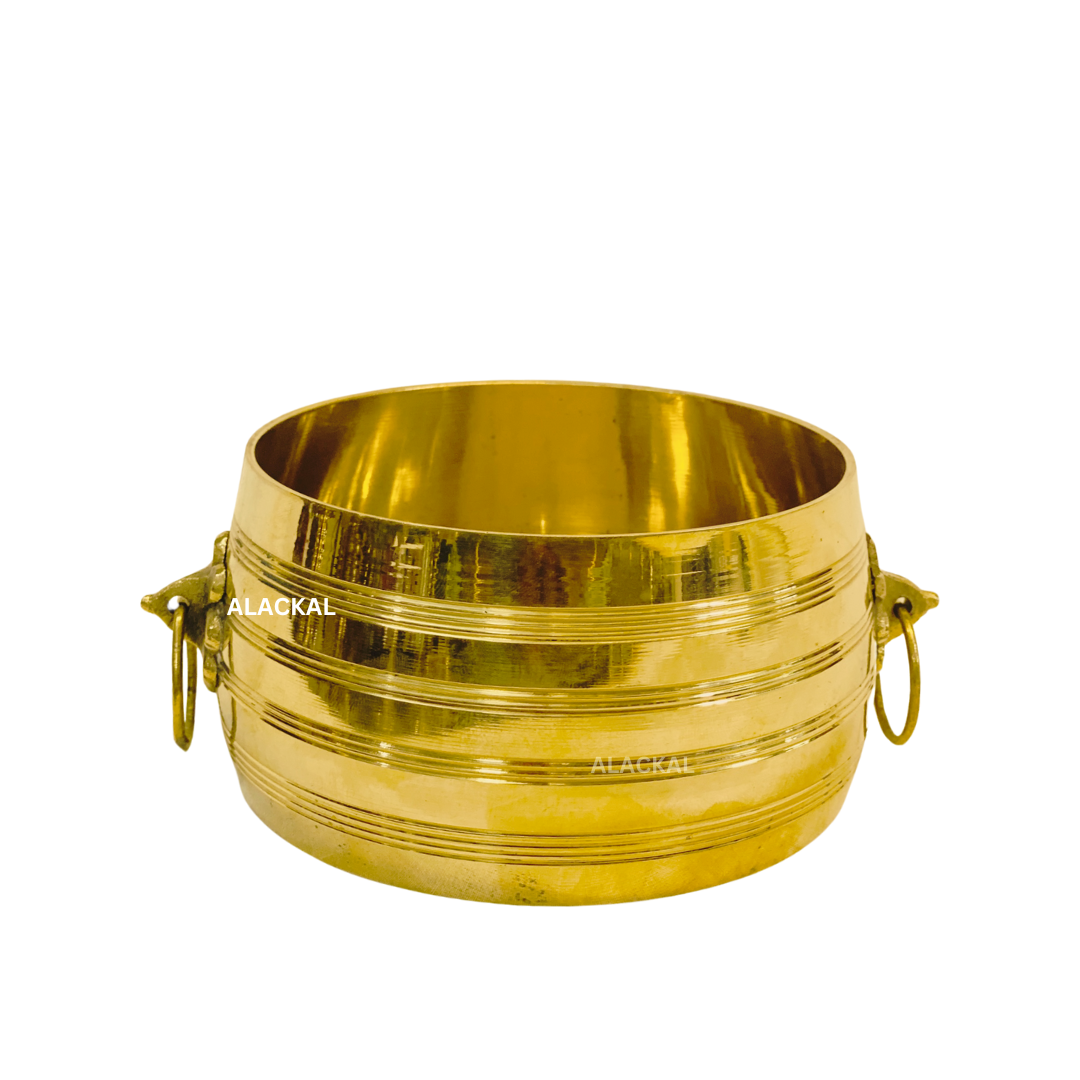 BRASS CHANGAZHI | TRADITIONAL RICE MEASURING VESSEL | MEASURING CUP