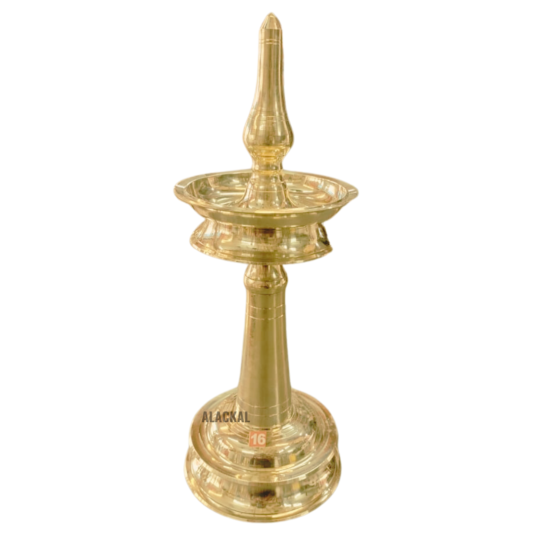 KERALA BRASS NILAVILAKKU ( PLAIN )