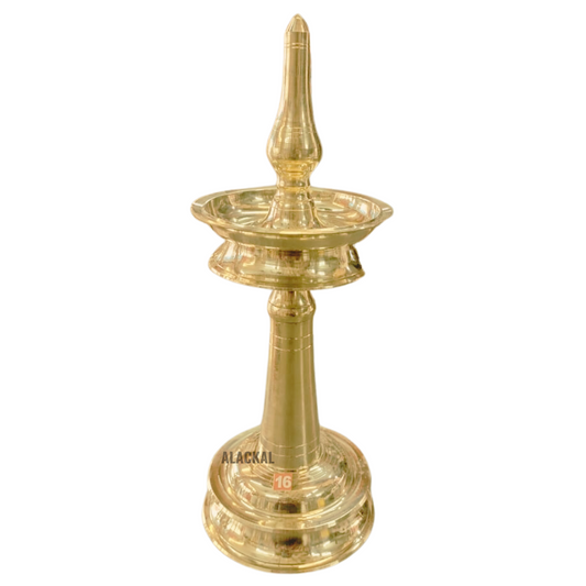 KERALA BRASS NILAVILAKKU ( PLAIN )