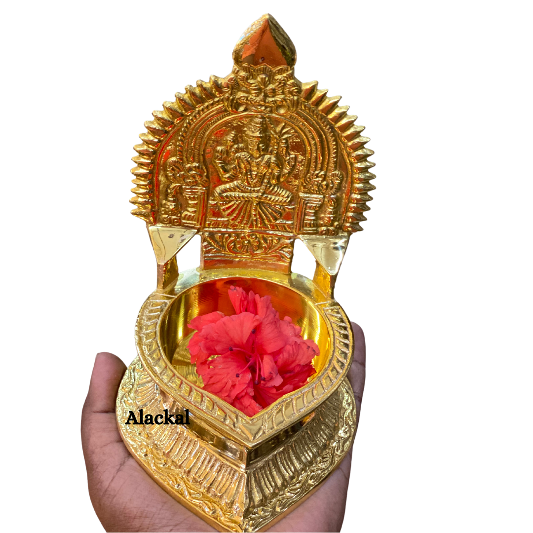 BRASS KAMAKSHI AMMAN LAMP | KAMATCHI VILAKKU