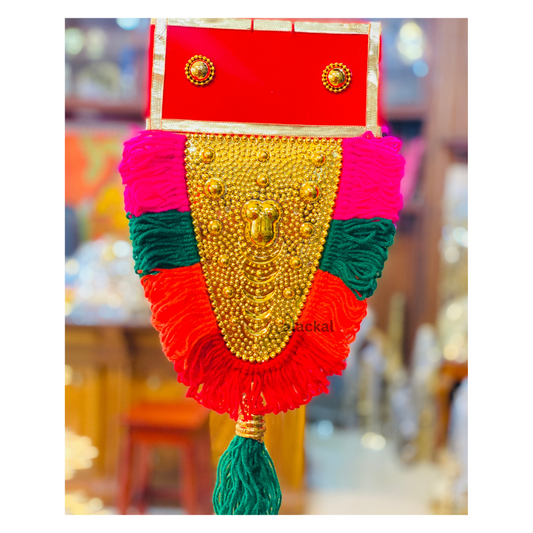 HANDCRAFTED TRADITIONAL KERALA NETTIPATTAM ( 1 FEET HEIGHT ) | WALL DECORATION