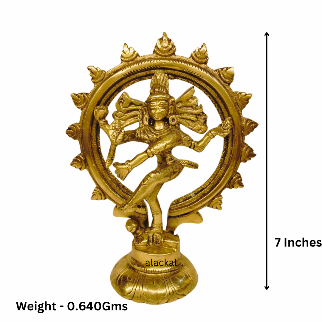 BRASS NATARAJA STATUE | NATARAJA VIGRAHAM