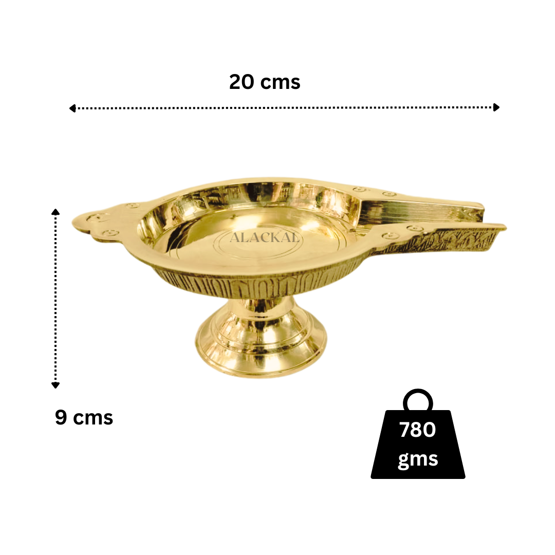 BRASS ABHISHAKA STAND | ABHISHAKA PATHRA