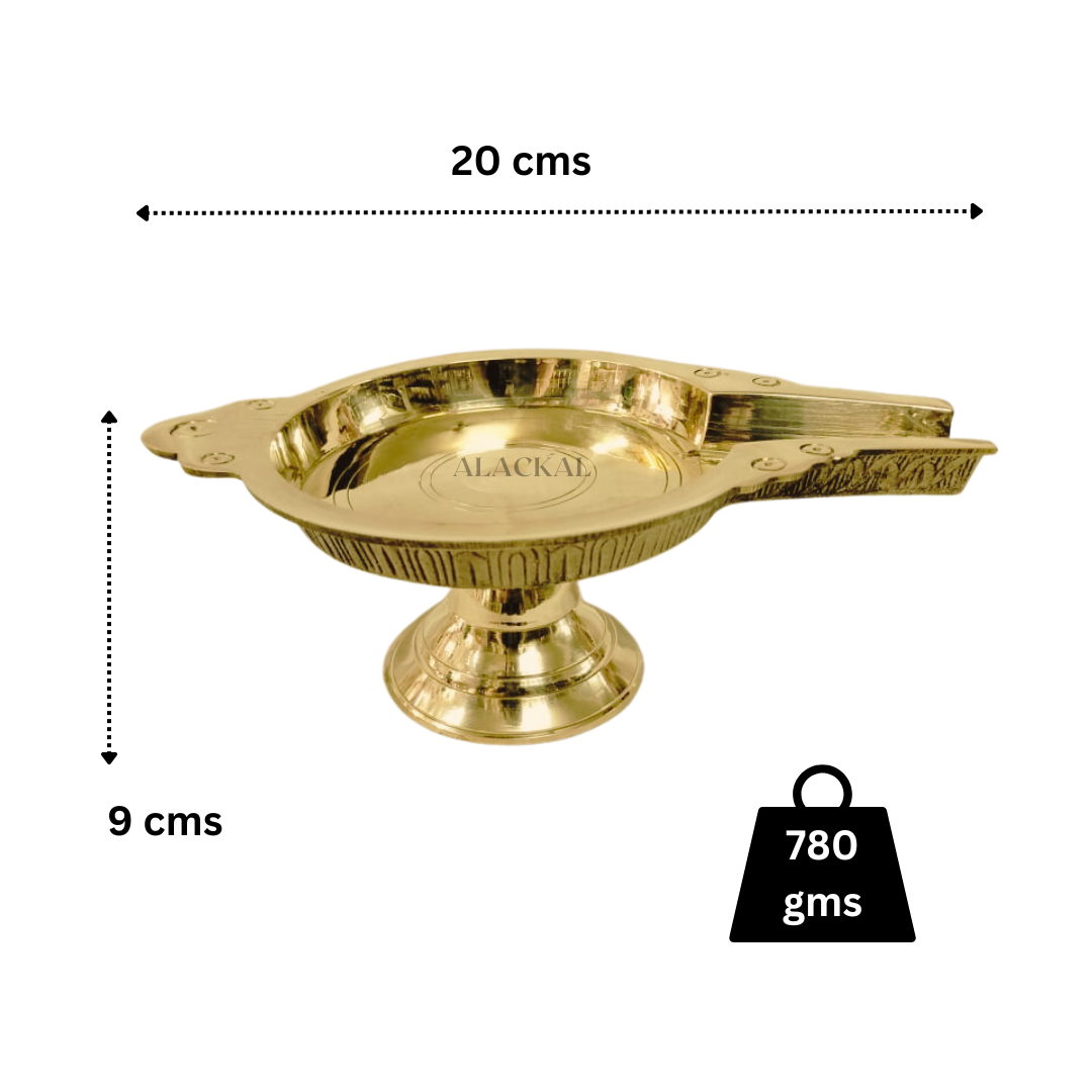 BRASS ABHISHAKA STAND | ABHISHAKA PATHRA