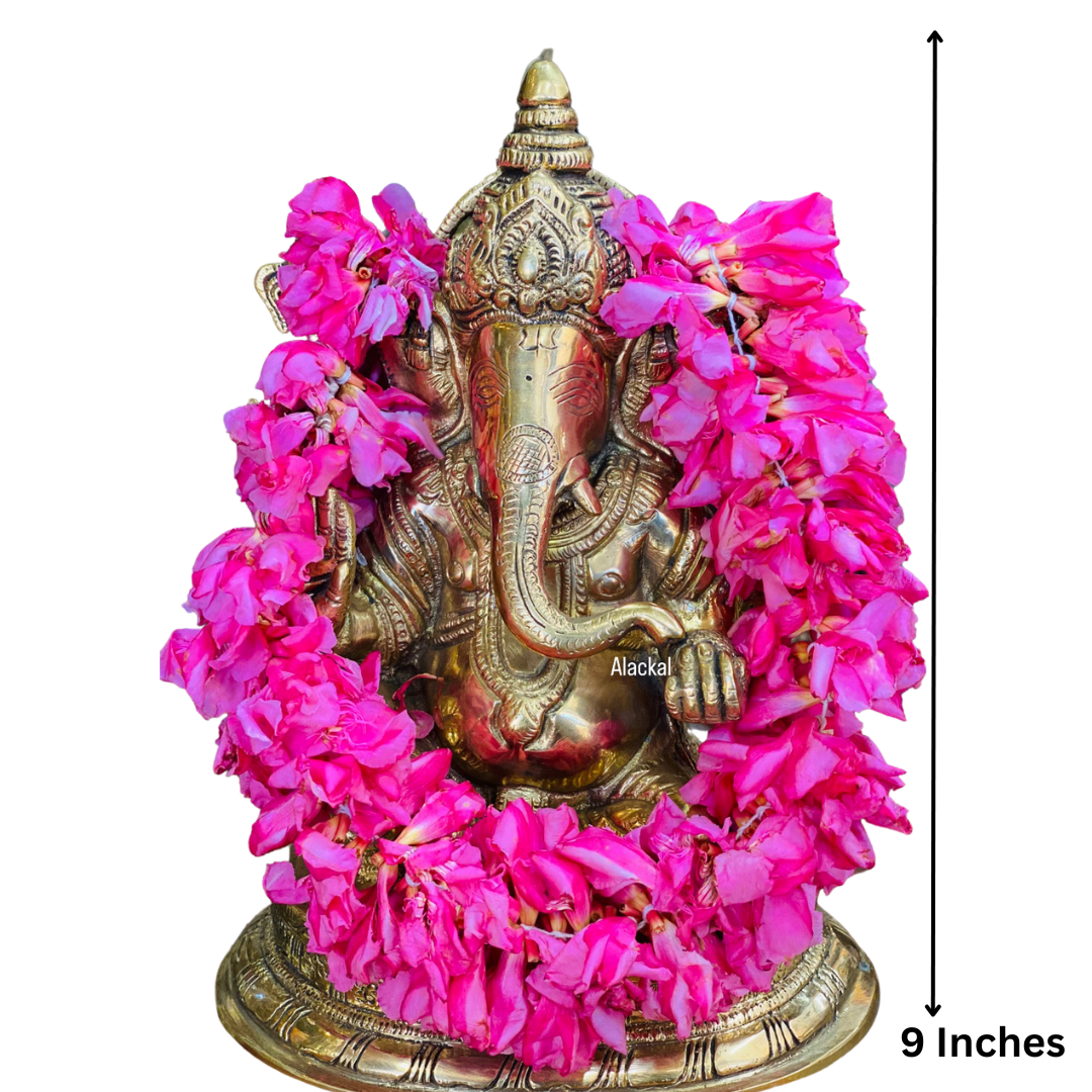 BRASS GANAPATHY STATUE / GANESHA IDOL