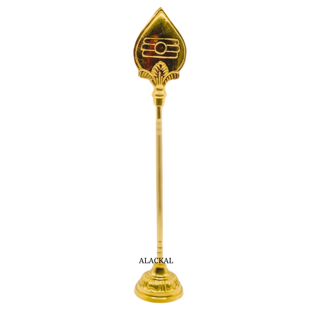 LORD MURUGAN BRASS VEL WITH STAND