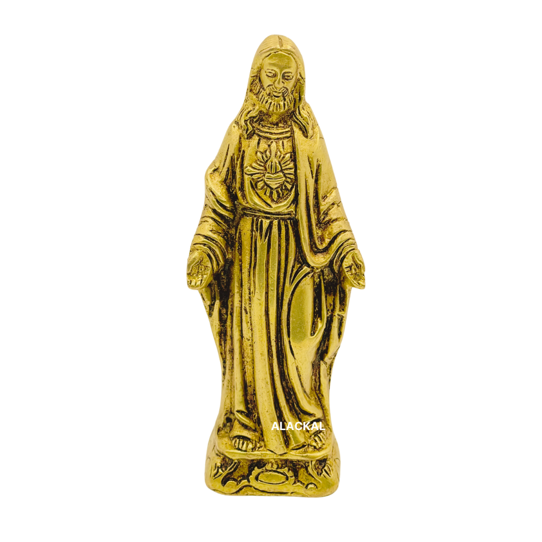 BRASS JESUS STATUE FOR HOME