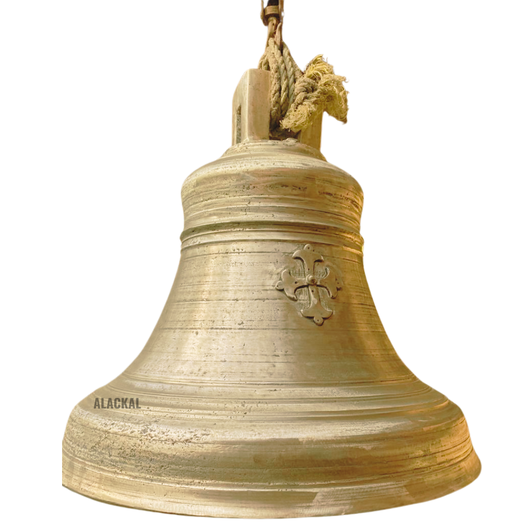 HANDMADE BRONZE CHURCH BELL / PALLI MANI  ( ALL SIZES ARE AVAILABLE )