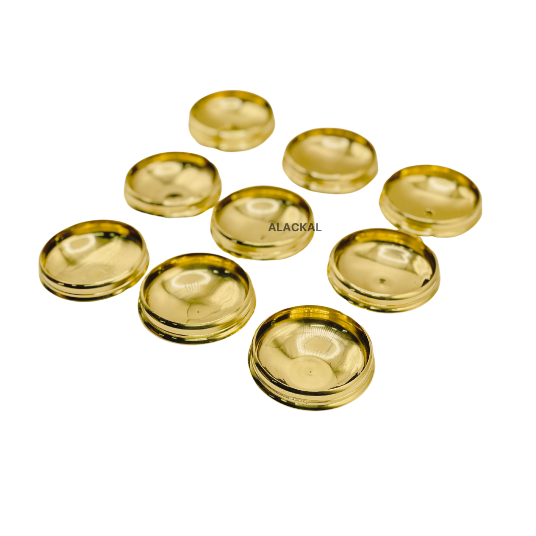 SMALL BRASS URULI 9 PIECES | RETURN GIFT | SERVING URULI