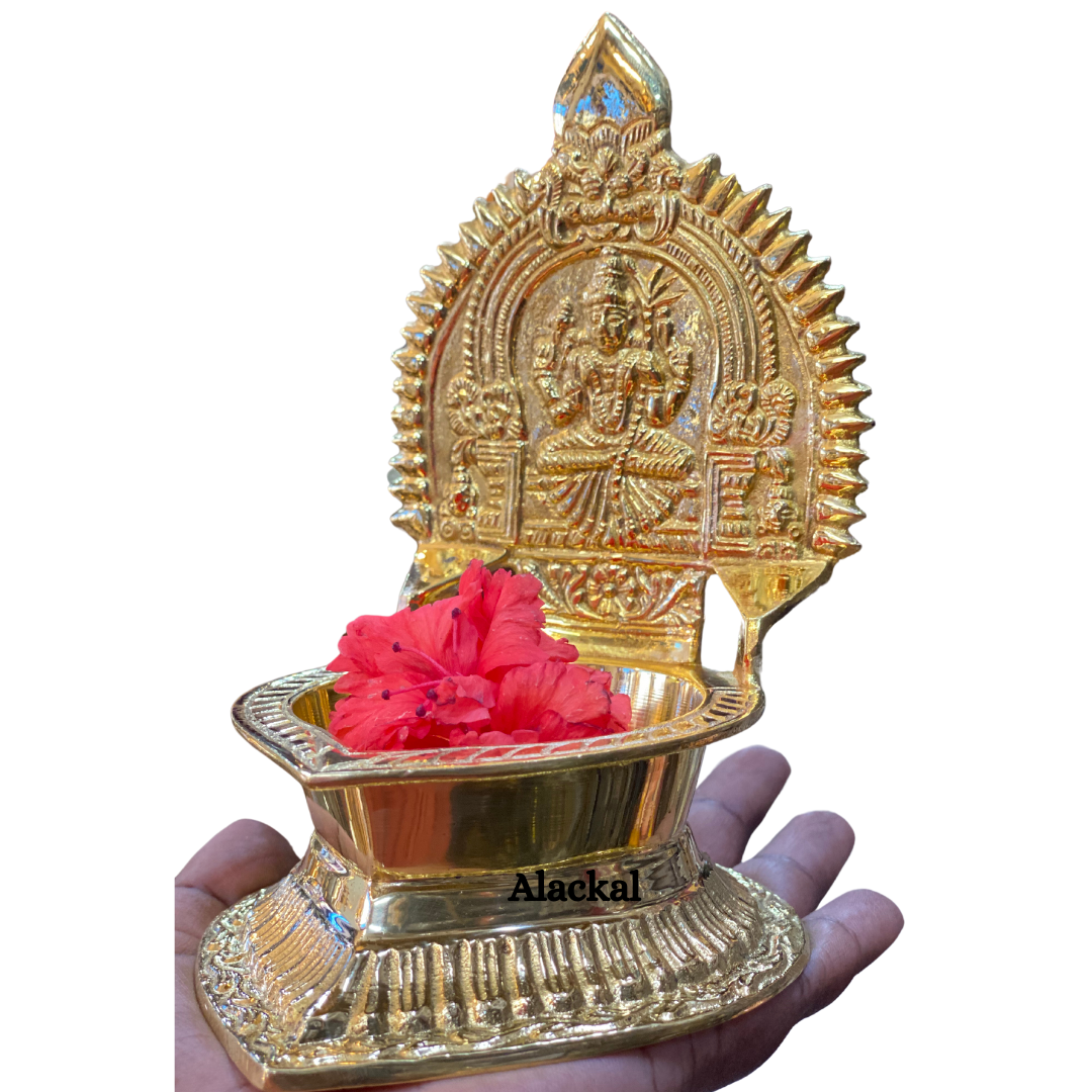 BRASS KAMAKSHI AMMAN LAMP | KAMATCHI VILAKKU