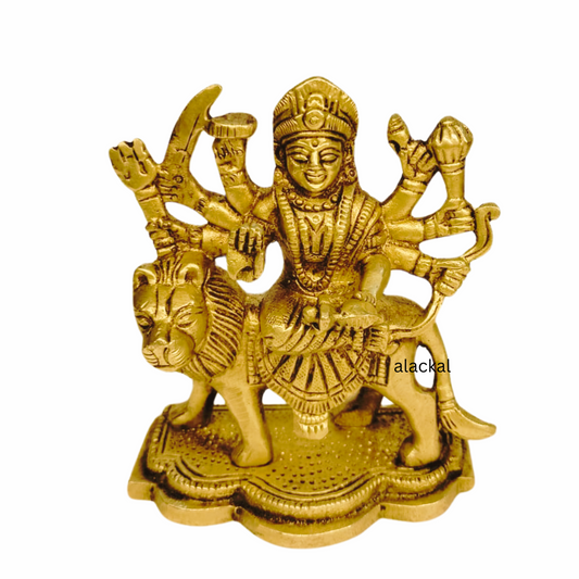 BRASS DURGA DEVI IDOL