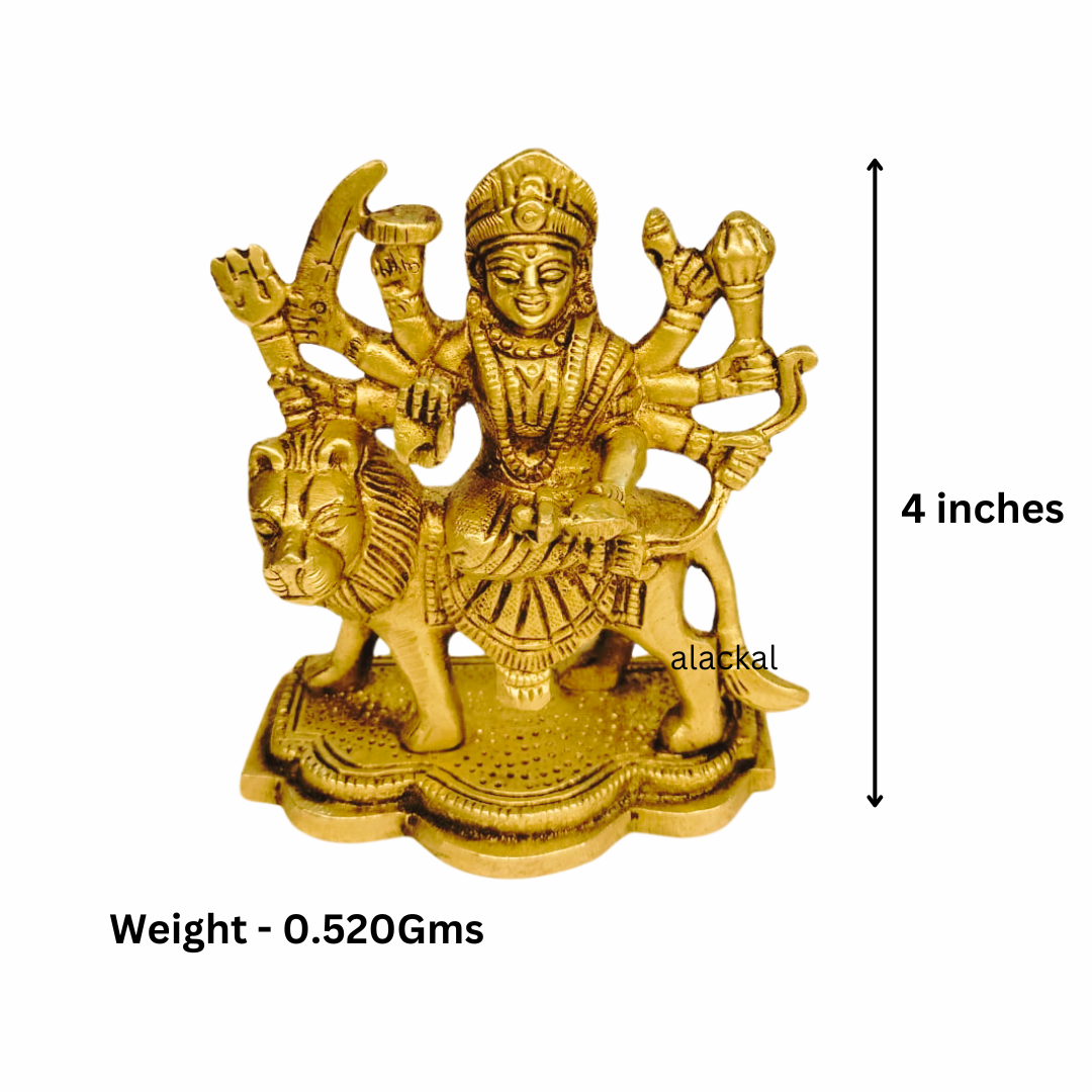 BRASS DURGA DEVI IDOL