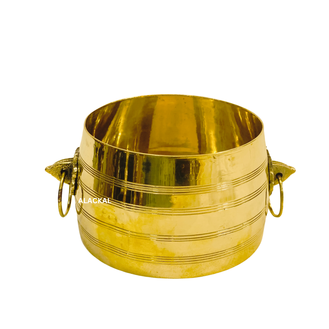 BRASS CHANGAZHI | TRADITIONAL RICE MEASURING VESSEL | MEASURING CUP