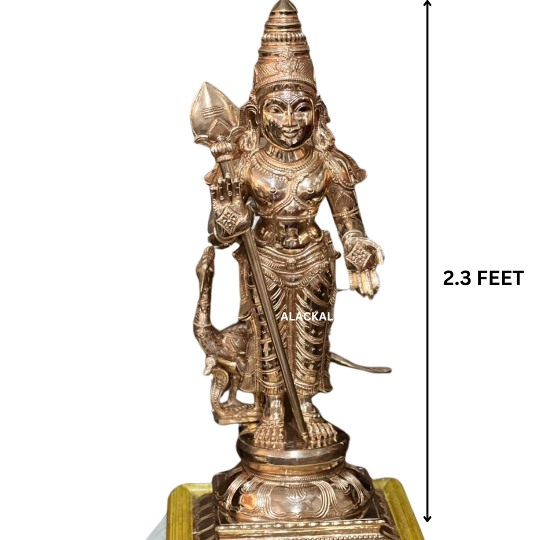 BRONZE PALANI MURUGAN IDOL | VELAYUDHAN | VELMURUGAN SILAI