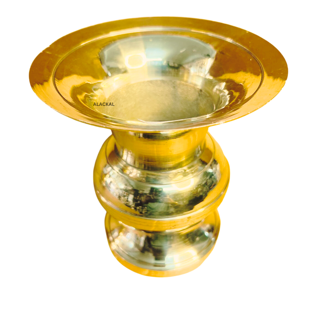 TRADITIONAL BRASS SPITTOON | KOLAMBI | TOBACCO DIPPING POT