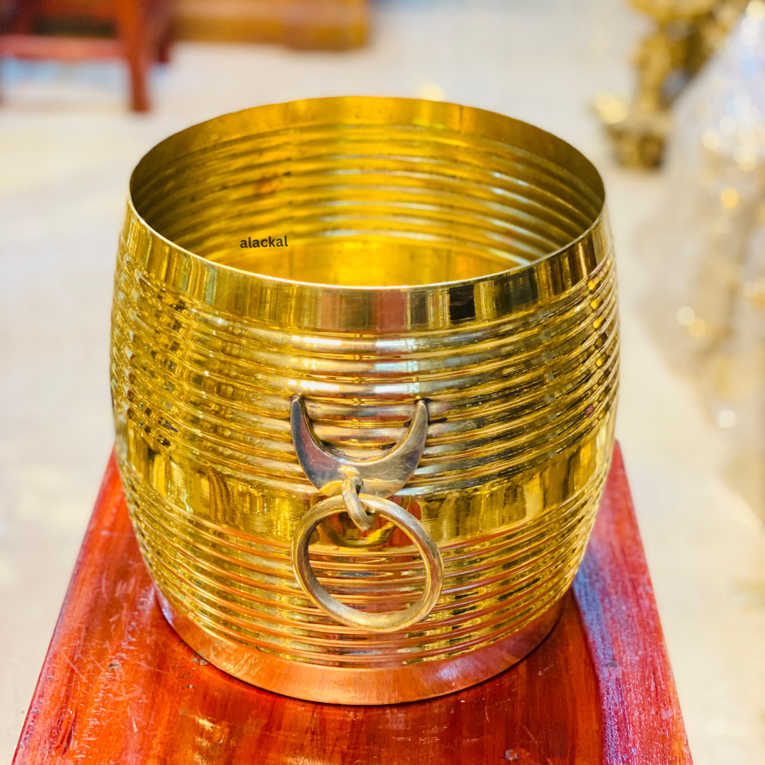 KERALA TRADITIONAL BRASS NIRAPARA ( LIGHTWEIGHT )