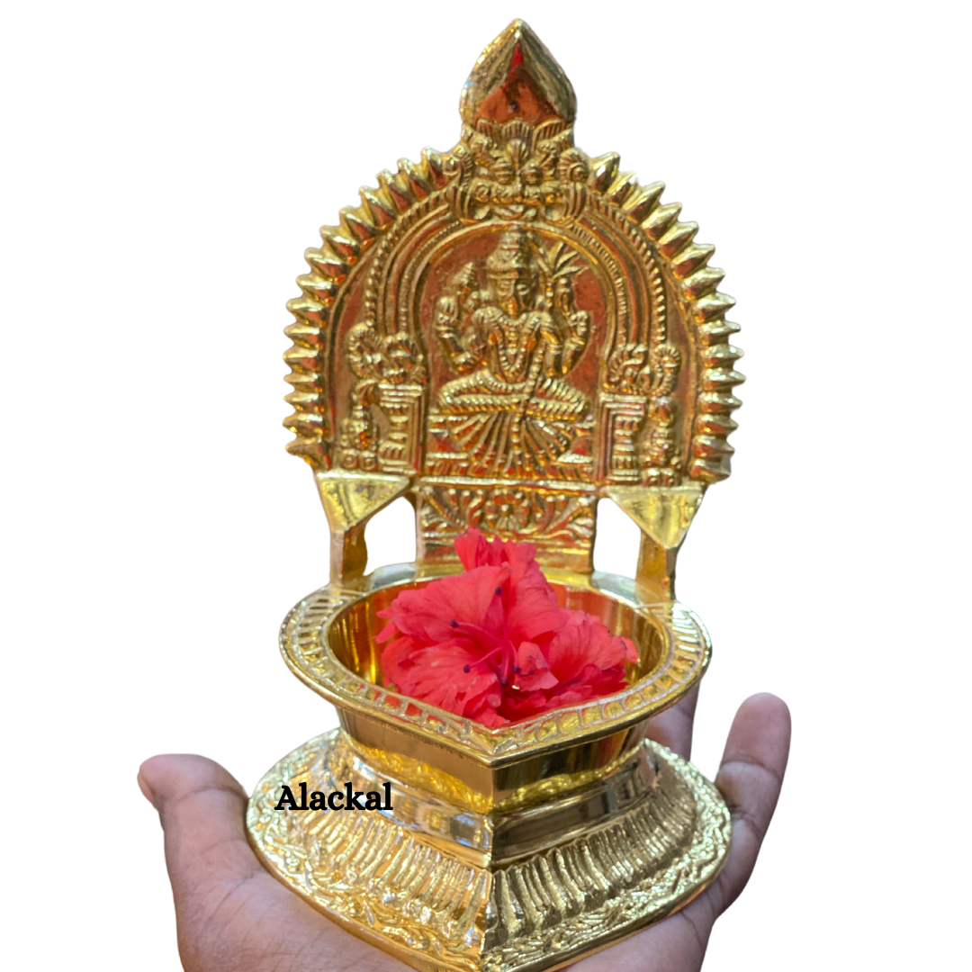 BRASS KAMAKSHI AMMAN LAMP | KAMATCHI VILAKKU