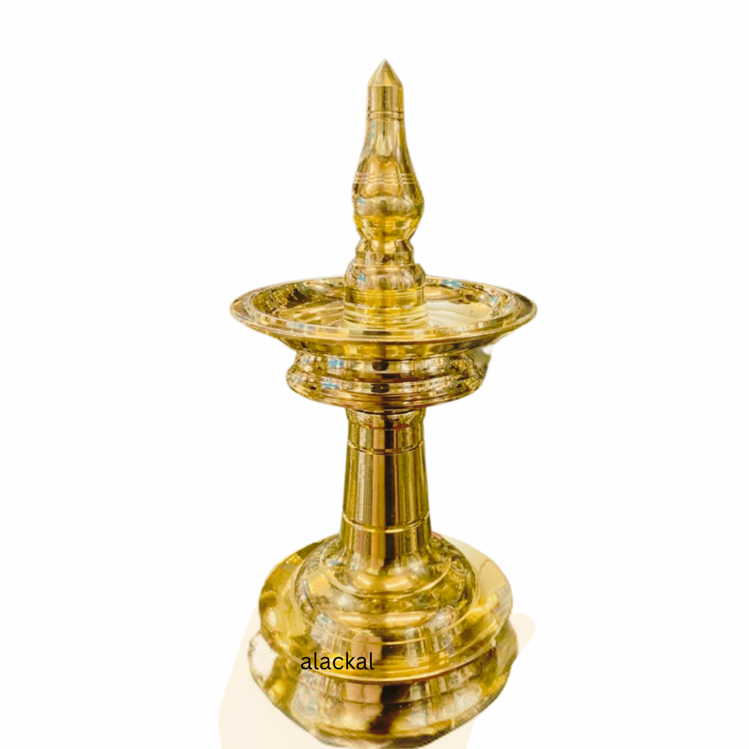 BRASS GANAPATHY VILAKKU | OIL LAMP 10 INCH