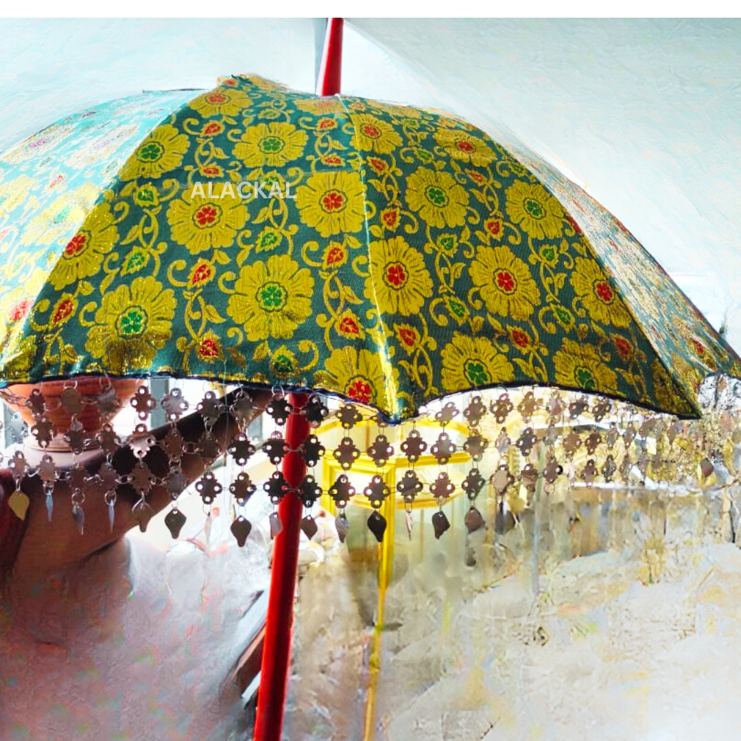 MUTHUKUDA ( DECORATIVE UMBRELLA )| FOR TEMPLE , CHURCH FUNCTIONS, BRIDAL ENTRY