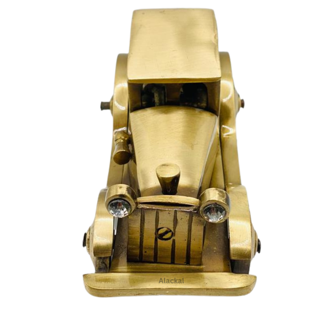 BRASS VINTAGE CAR