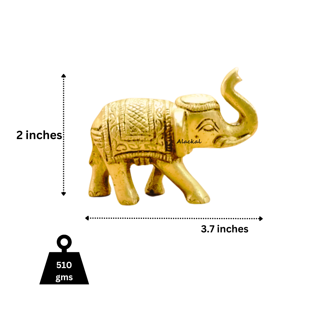 SMALL BRASS ELEPHANT ( PAIR )