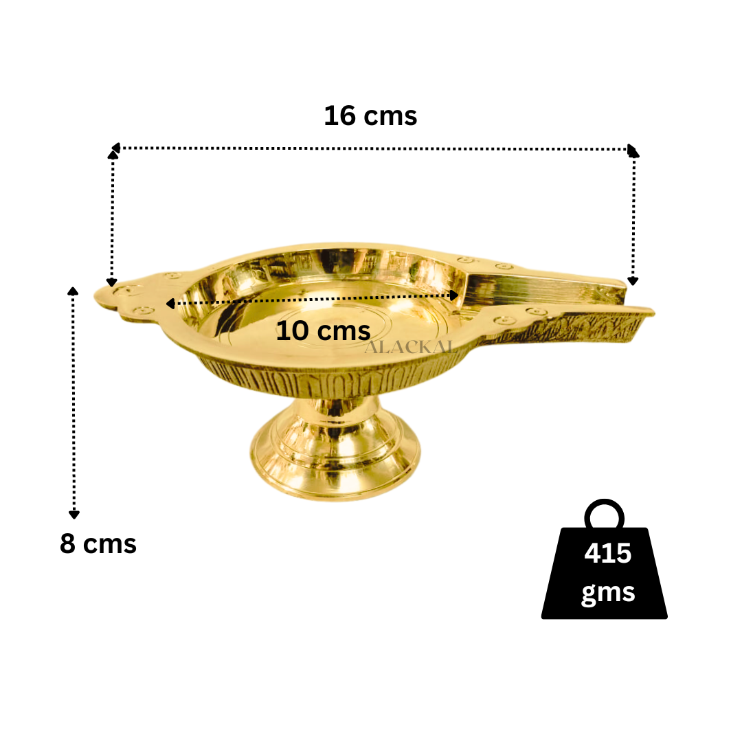 BRASS ABHISHAKA STAND | ABHISHAKA PATHRA