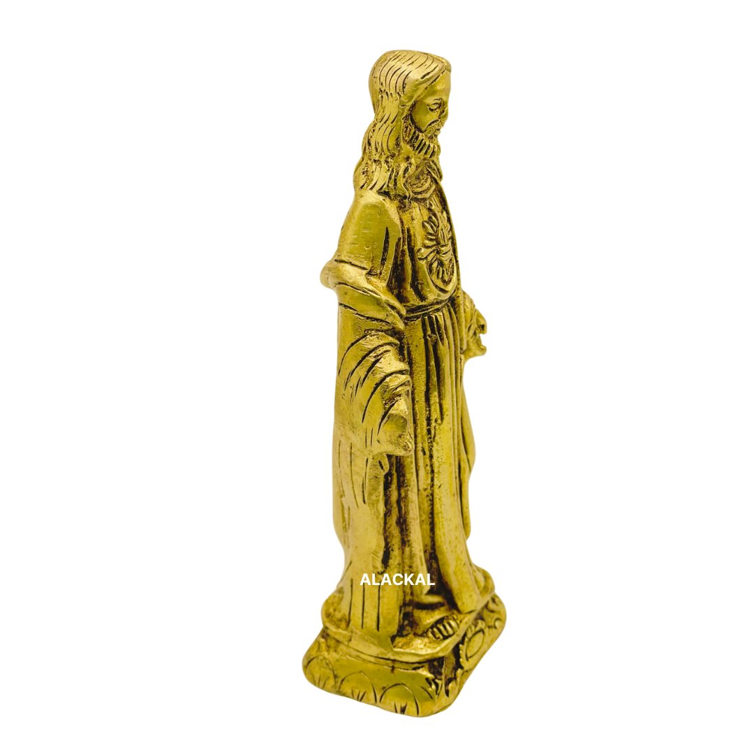 BRASS JESUS STATUE FOR HOME