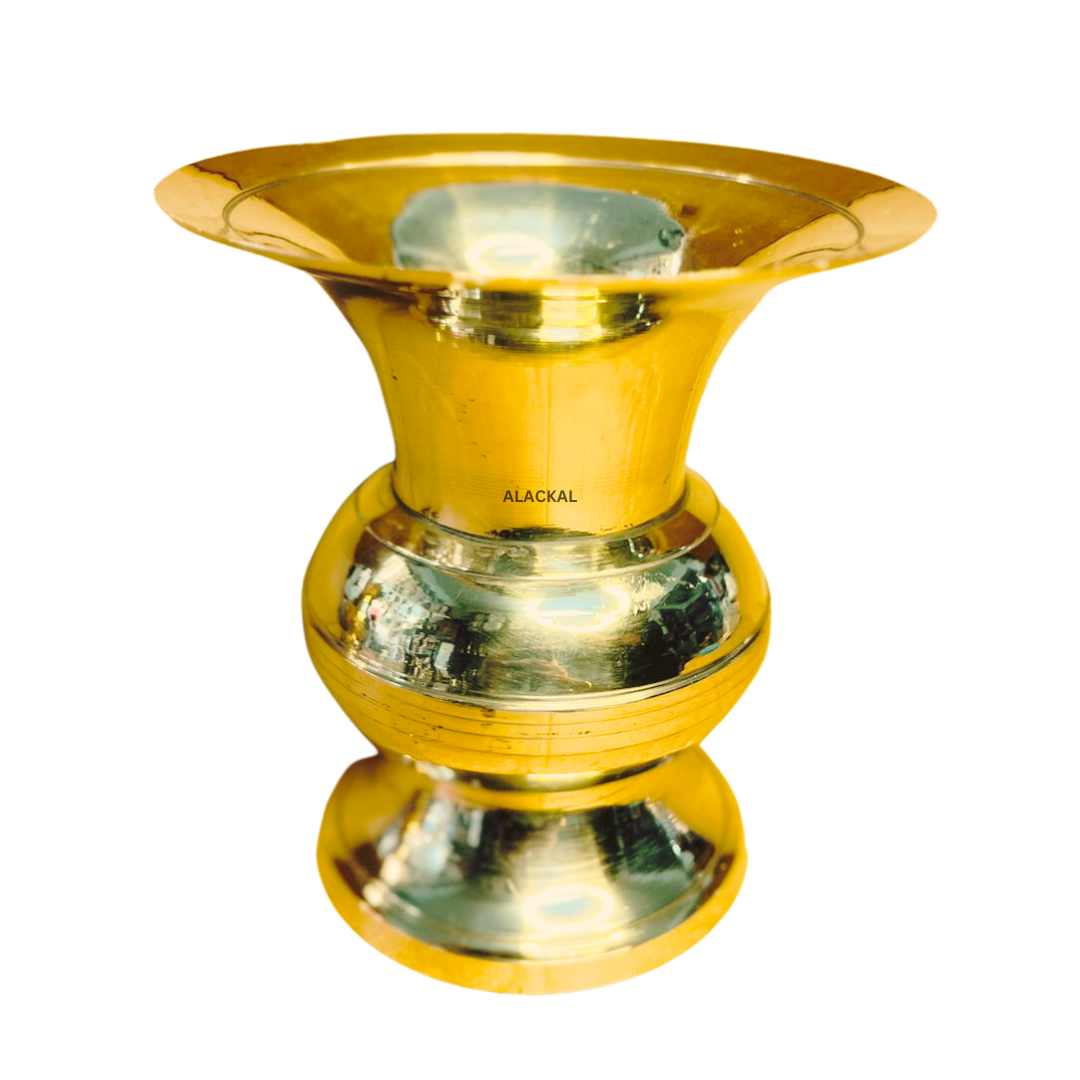 TRADITIONAL BRASS SPITTOON | KOLAMBI | TOBACCO DIPPING POT