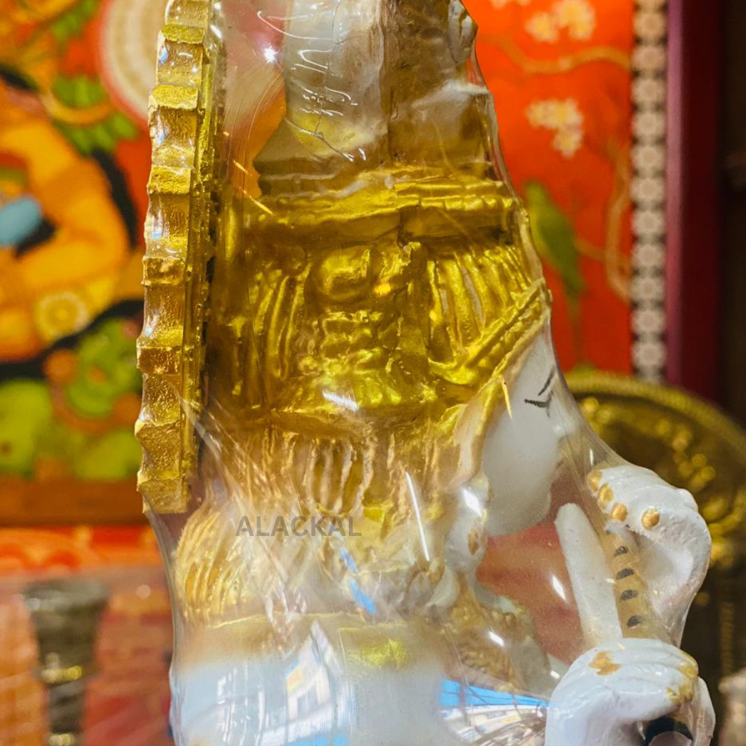 SREE KRISHNA IDOL IN FIBER MATERIAL | WHITE COLOUR | KRISHNA VIGRAHAM FOR VISHU