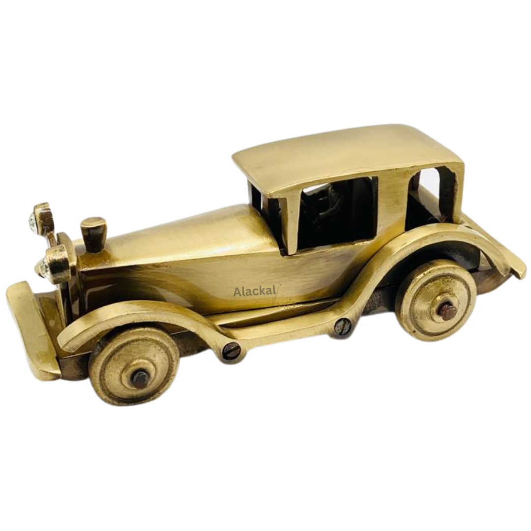 BRASS VINTAGE CAR