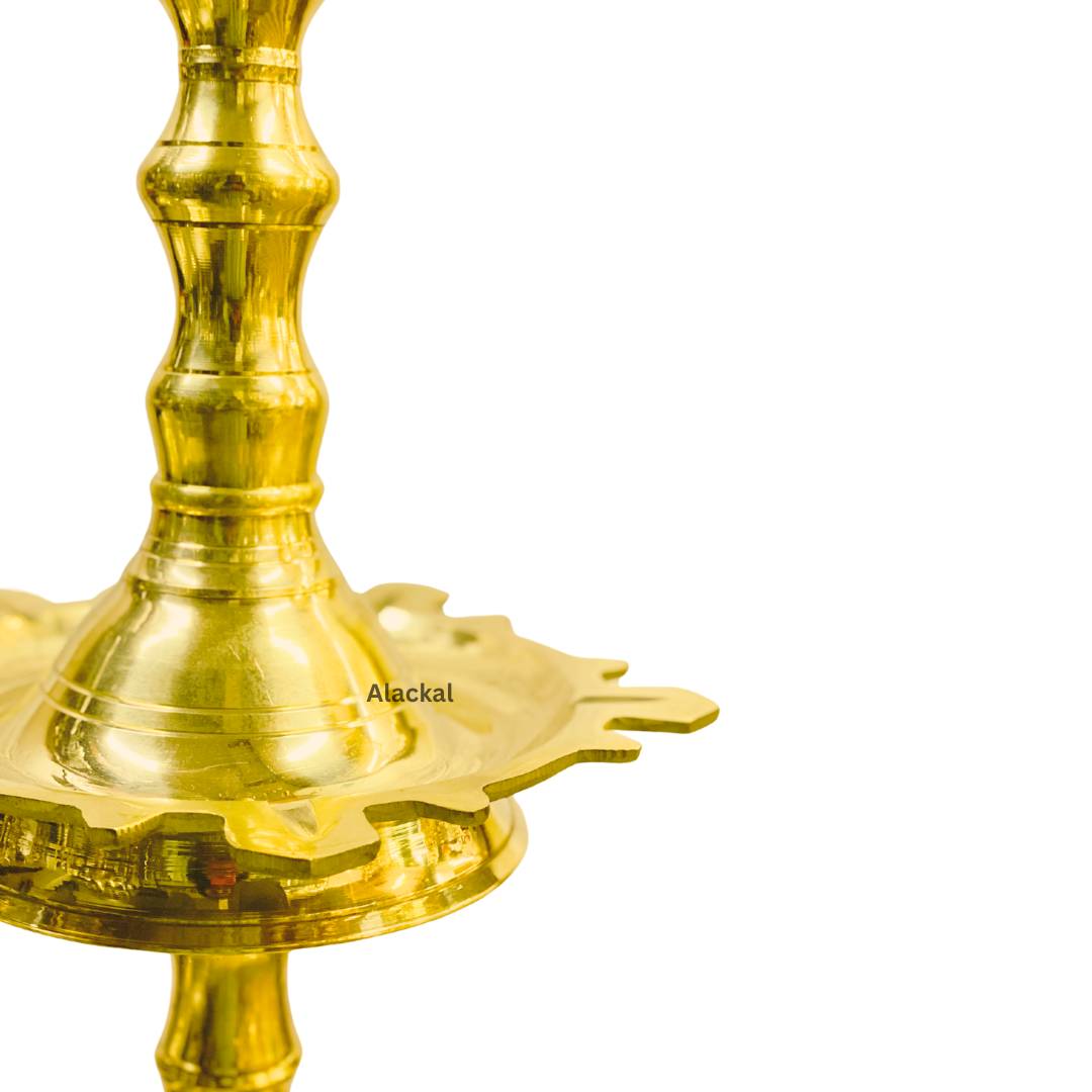 BRASS CROSS LAMP | KURISHU VILAKKU