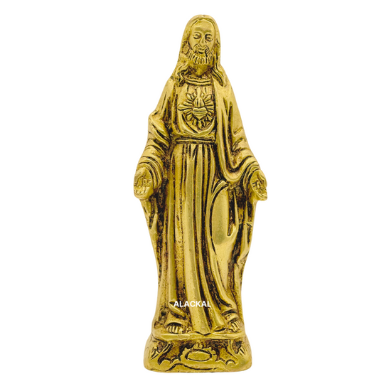 BRASS JESUS STATUE FOR HOME