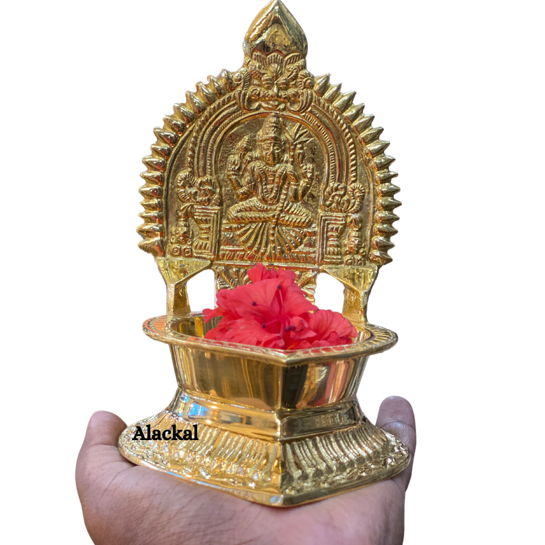 BRASS KAMAKSHI AMMAN LAMP | KAMATCHI VILAKKU