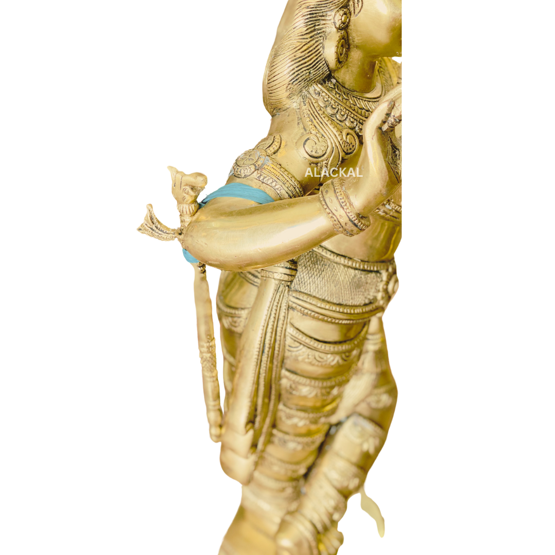 BRASS SHREE KRISHNA IDOL | KRISHNA VIGRAHAM