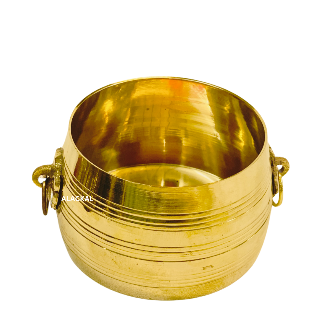 BRASS CHANGAZHI | TRADITIONAL RICE MEASURING VESSEL | MEASURING CUP