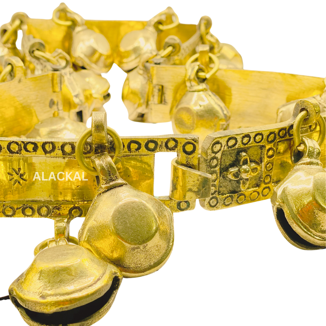 ARAPATTA WITH BELLS | BRONZE BELT WITH BELLS