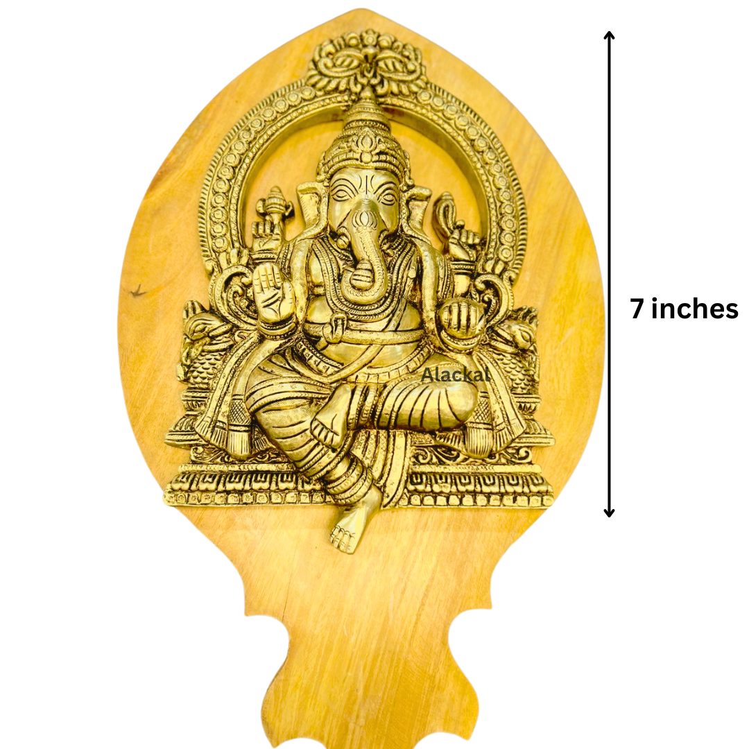 BRASS LORD GANESHA