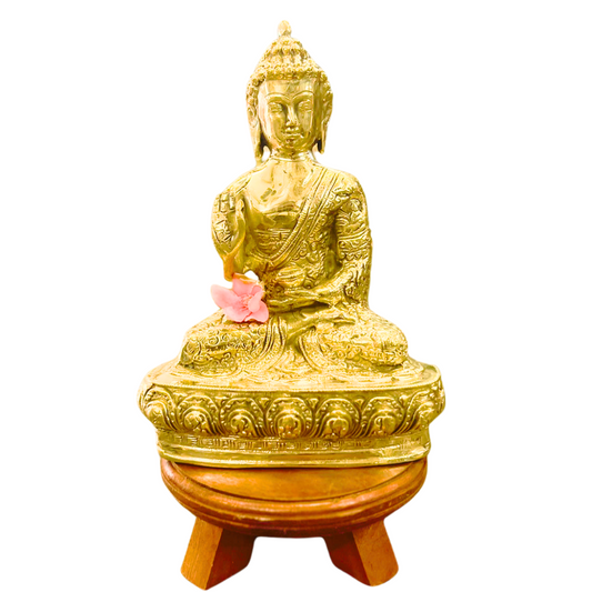 BRASS BUDDHA STATUE