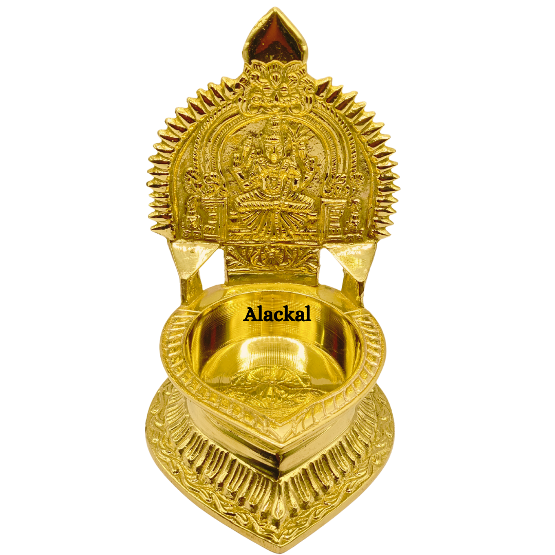 BRASS KAMAKSHI AMMAN LAMP | KAMATCHI VILAKKU