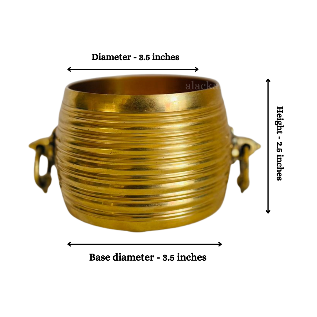 TRADITIONAL BRASS SOLID CHANGAZHI | MEASURING VESEL