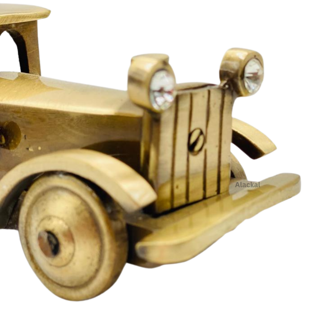 BRASS VINTAGE CAR